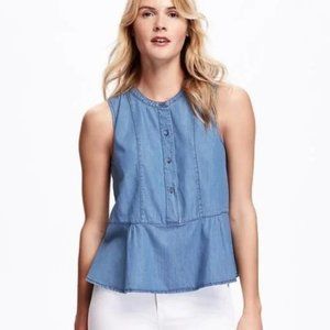 Sleeveless Old Navy Peplum Top